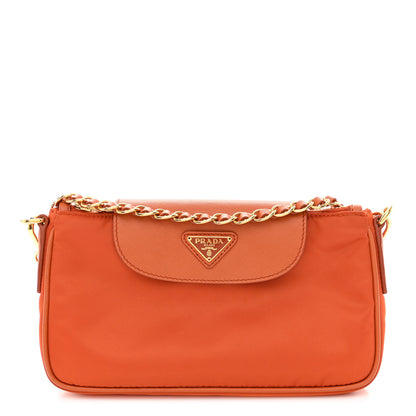 Prada Nylon Crossbody Bag Orange 1 of 9