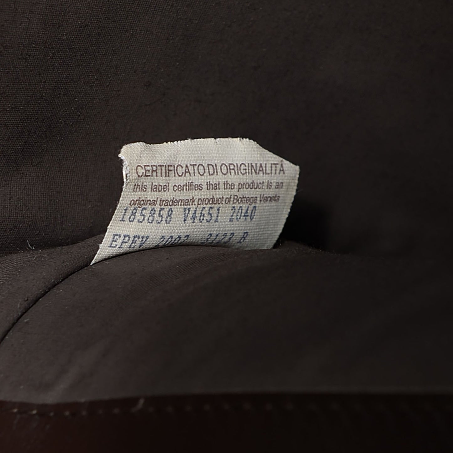 Nappa Intrecciato Document Case Ebano
