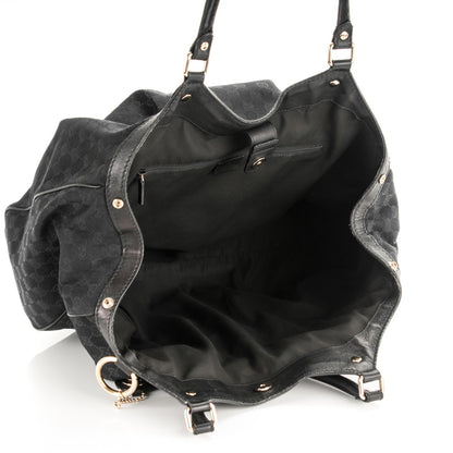 Gucci Monogram Large Sukey Tote Black 5 of 11
