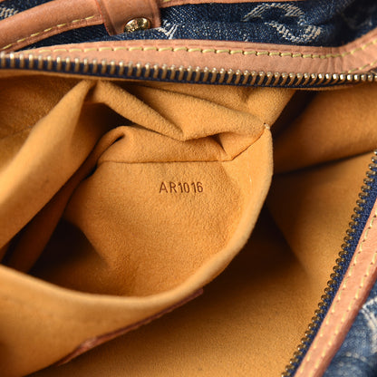 Louis Vuitton Denim Raye Porte Epaule MM 8 of 21