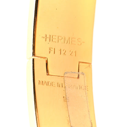 Hermes Enamel Narrow Clic Clac H Bracelet PM Black 4 of 4