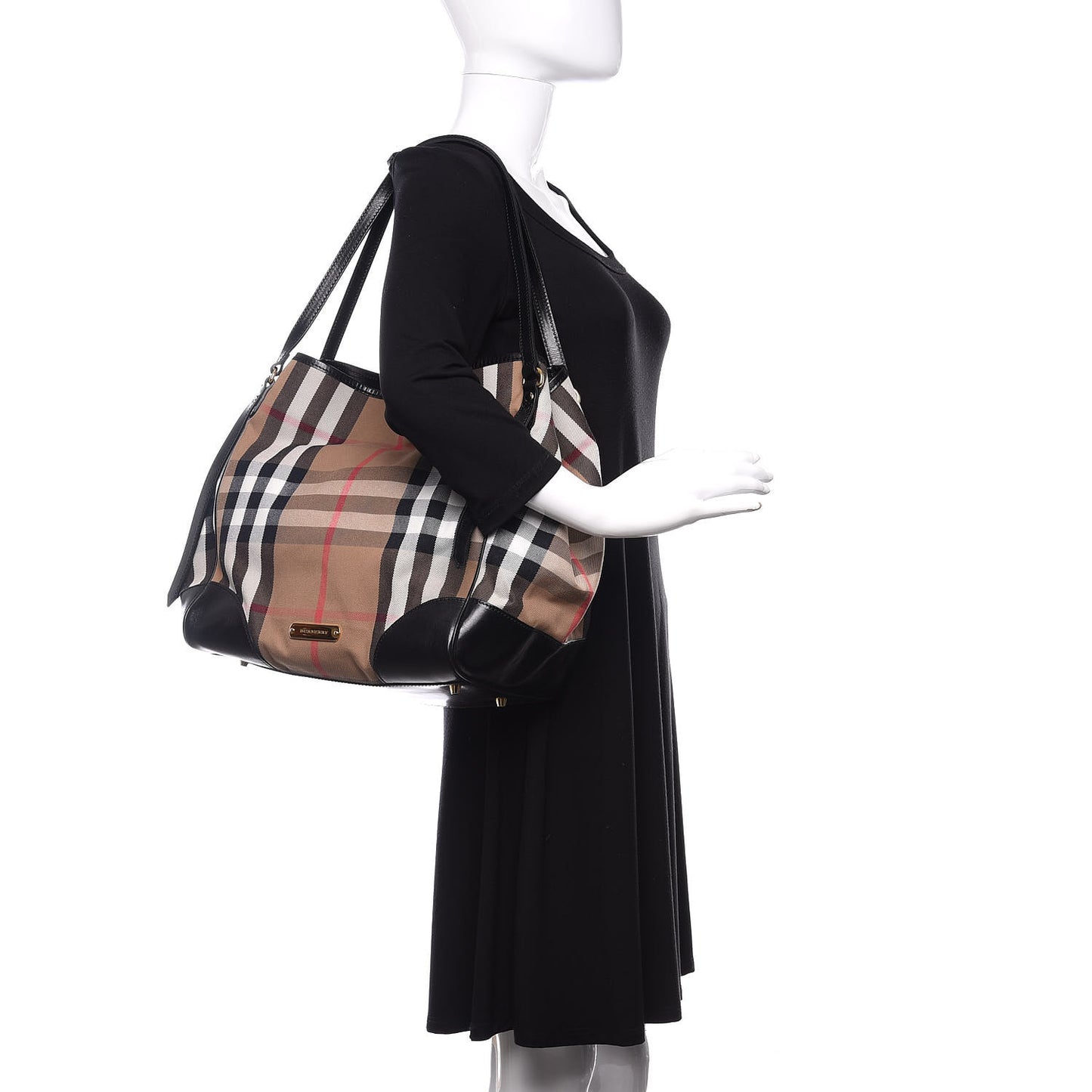 House Check Medium Canterbury Tote Black