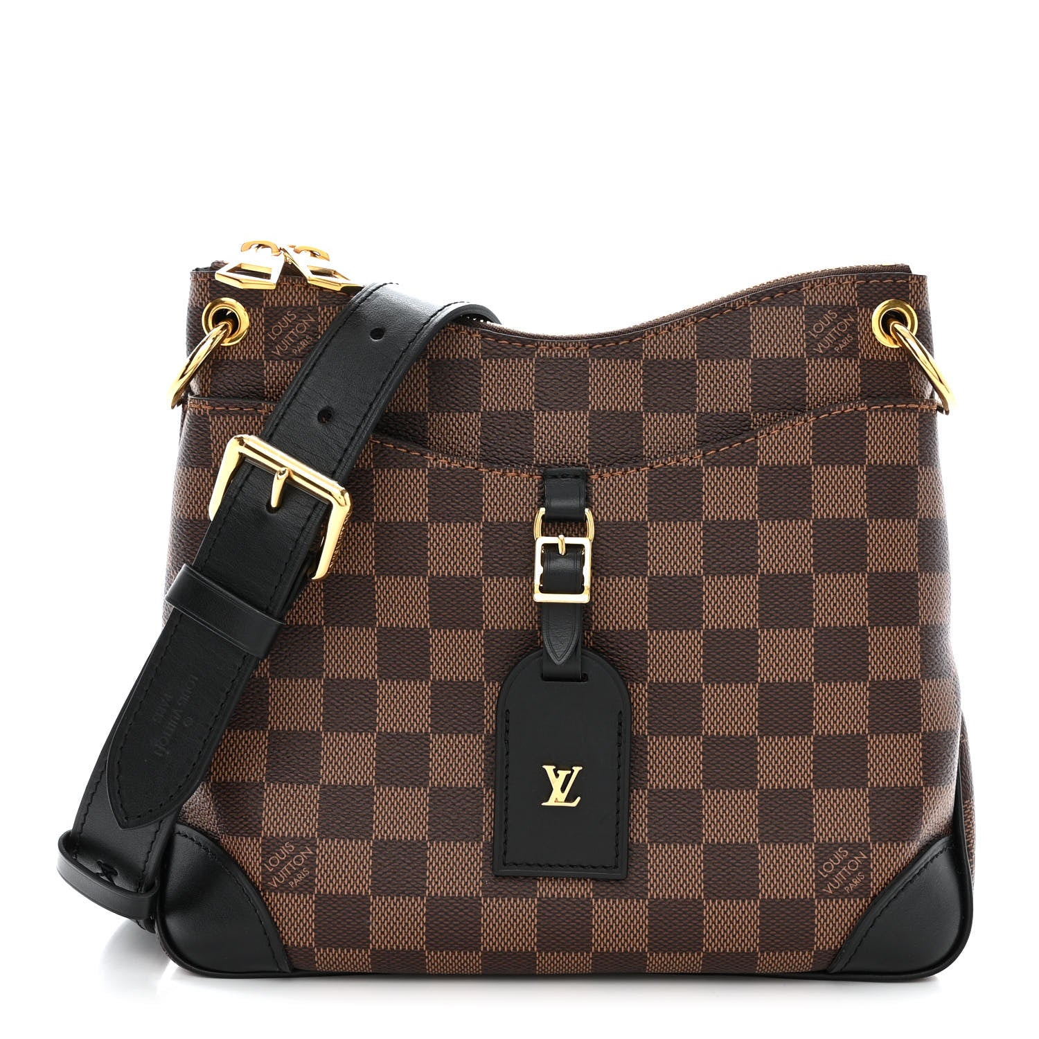Louis Vuitton Damier Ebene Odeon PM Black 1 of 9