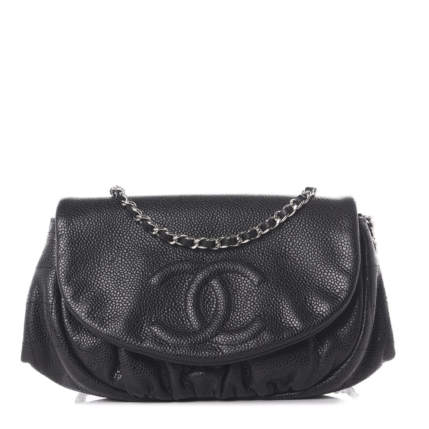 Caviar Half Moon Wallet On Chain WOC Black