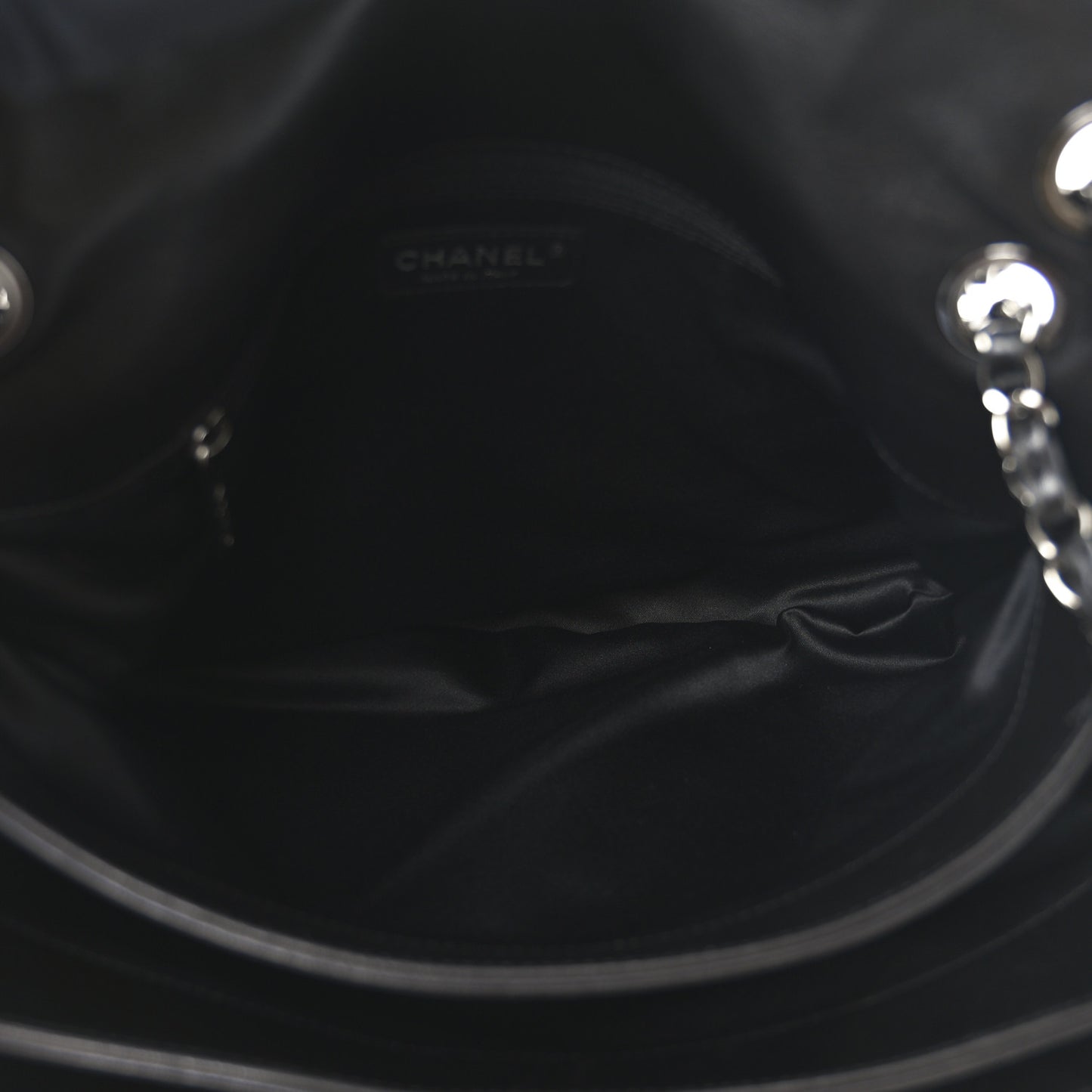 Lambskin Quilted Chanel 3 Maxi Flap Bag Black