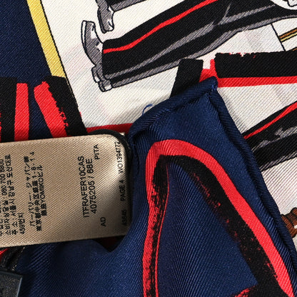Burberry Silk Graffiti Archive Square Scarf Multicolor 4 of 4