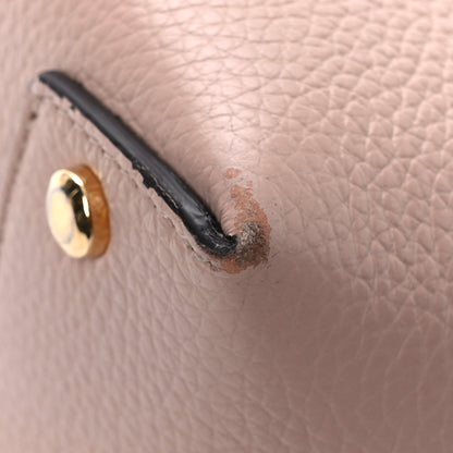 Salvatore Ferragamo Grained Calfskin Mini Gancino Bucket Bag Amaretti 9 of 11