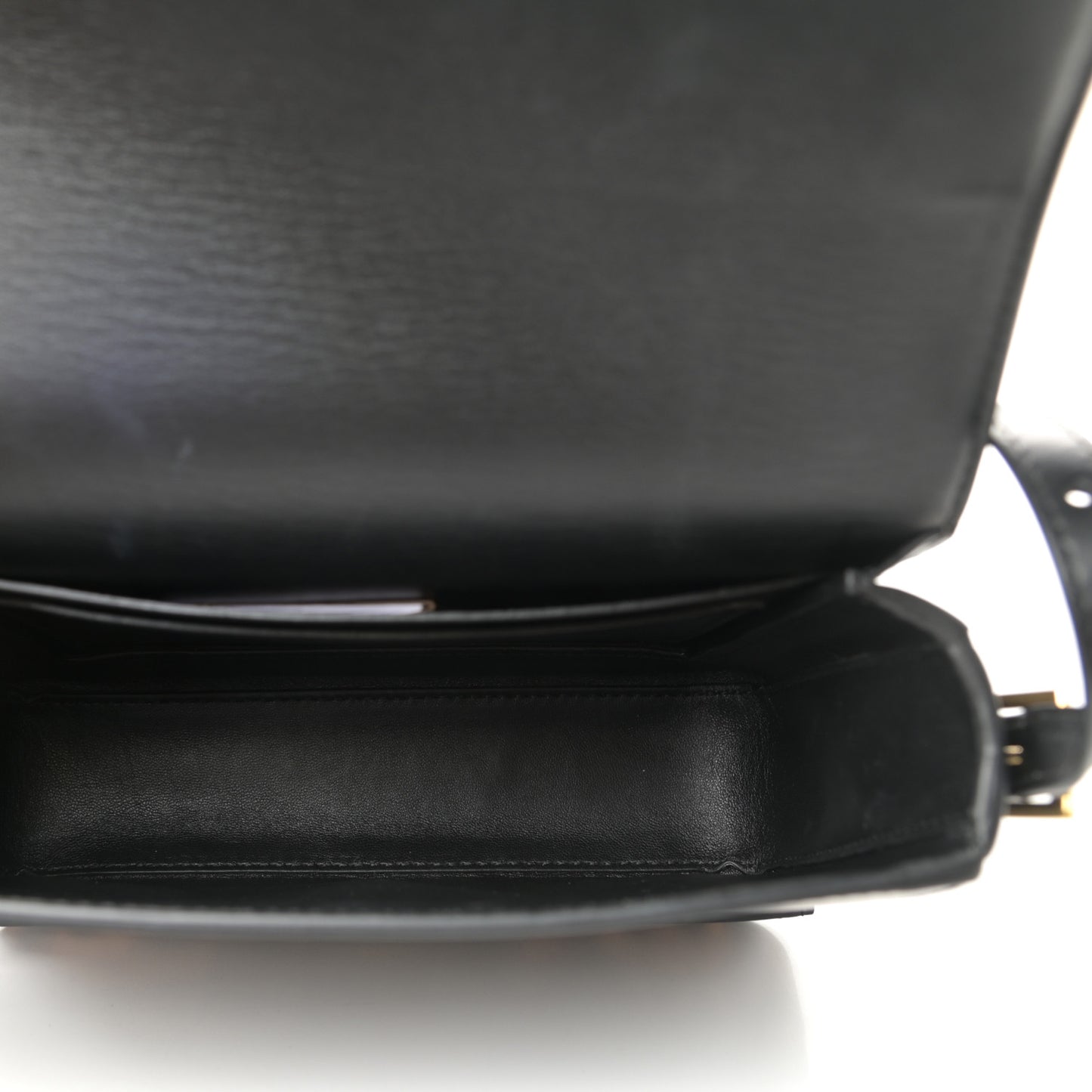 Calfskin Leopard Small Grace Bag Black