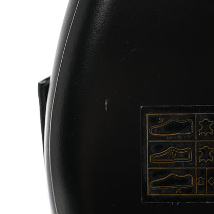 Chanel Lambskin Pearl Crystal CC Mules Sandals 37 Black 9 of 11