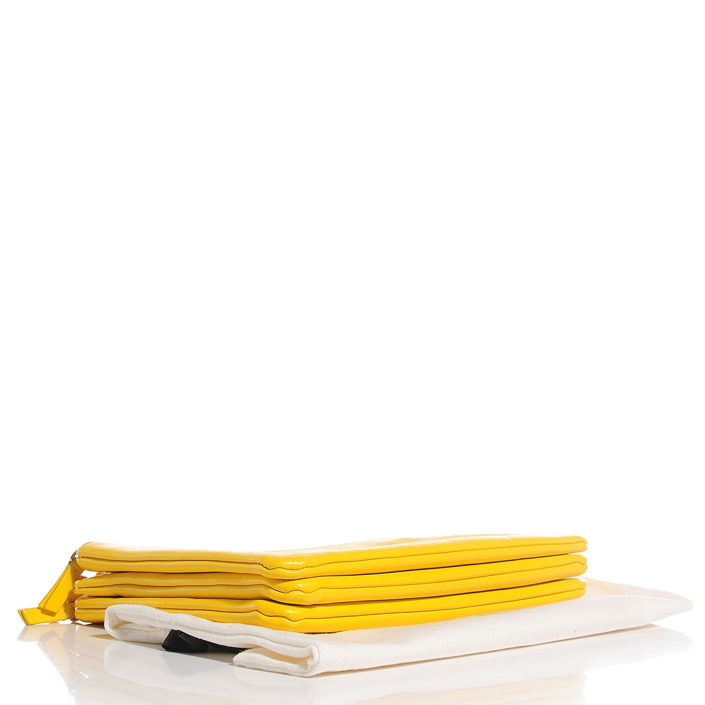 Lambskin Small Trio Crossbody Bag Sun Yellow