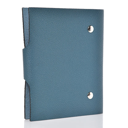 Hermes Togo Ulysse PM Agenda Cover Blue Jean 3 of 7