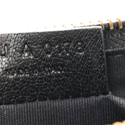 Givenchy Goatskin Diamond Quilted GV3 Medium Pouch Black 7 of 12