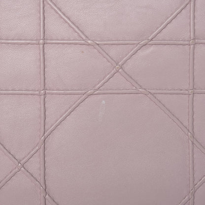 Christian Dior Lambskin Cannage Medium Granville Tote Pink 19 of 28