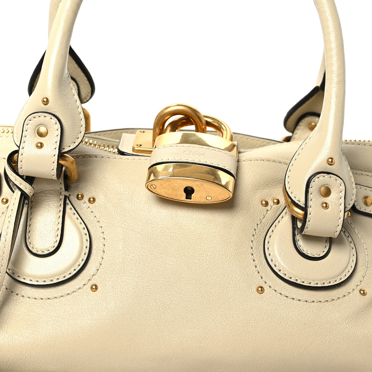Chloe Calfskin Medium Paddington Cloudy Cream 7 of 9