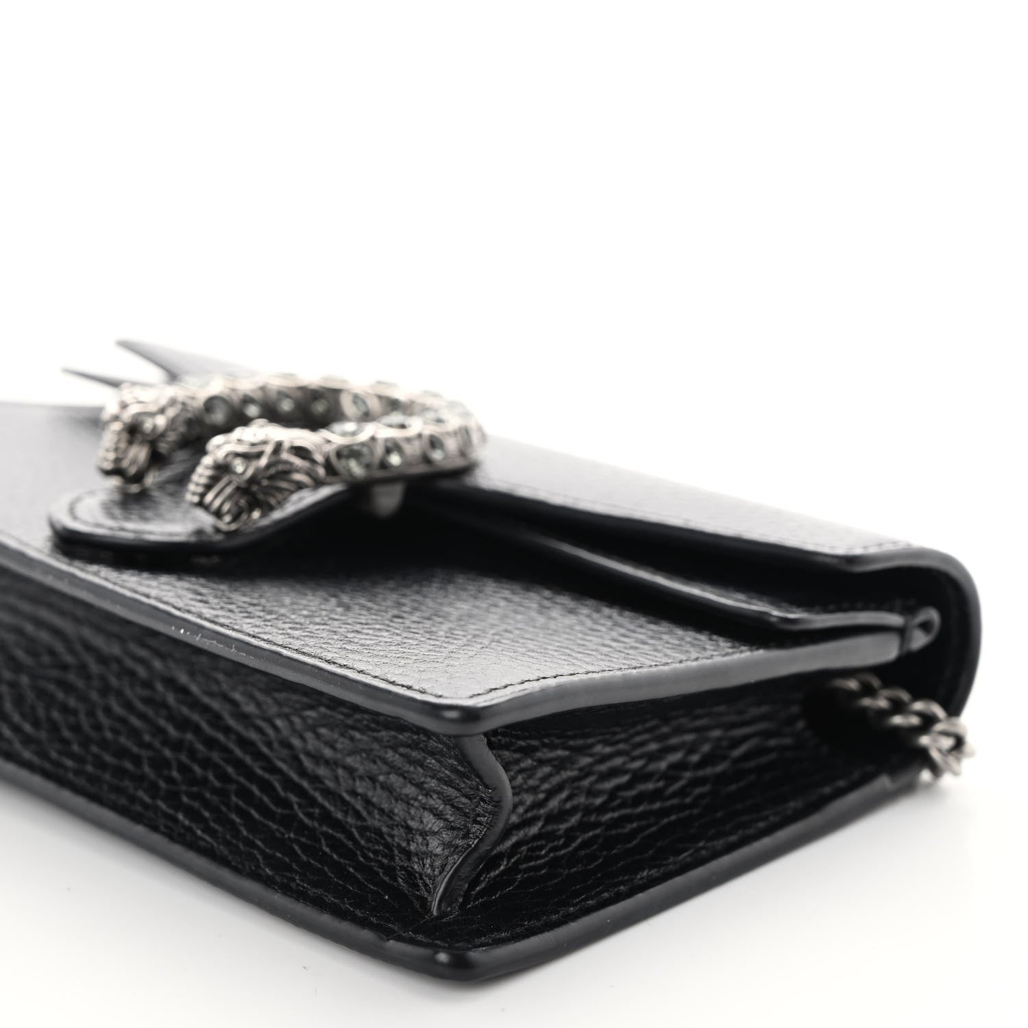 Gucci Calfskin Super Mini Dionysus Shoulder Bag Black 9 of 9