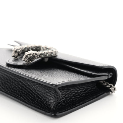 Gucci Calfskin Super Mini Dionysus Shoulder Bag Black 9 of 9