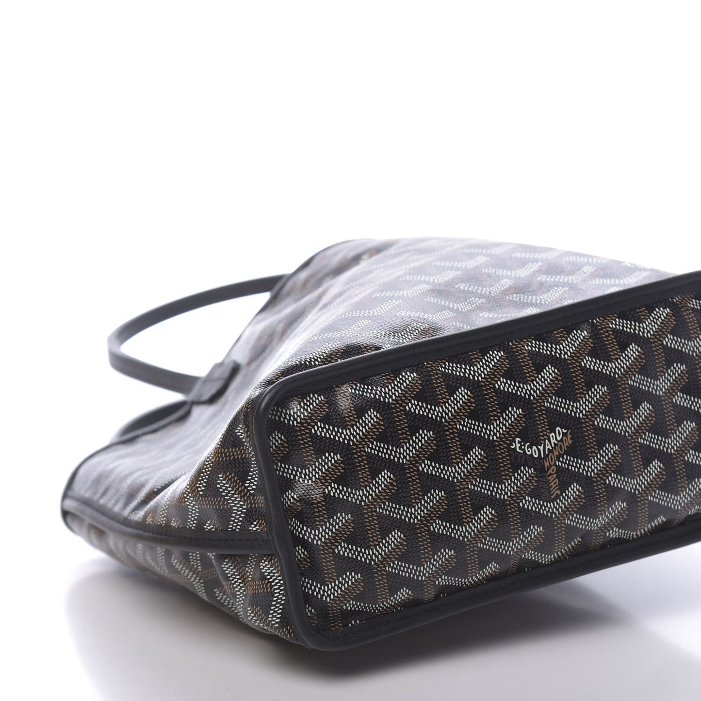 Goyardine Reversible Mini Anjou Black