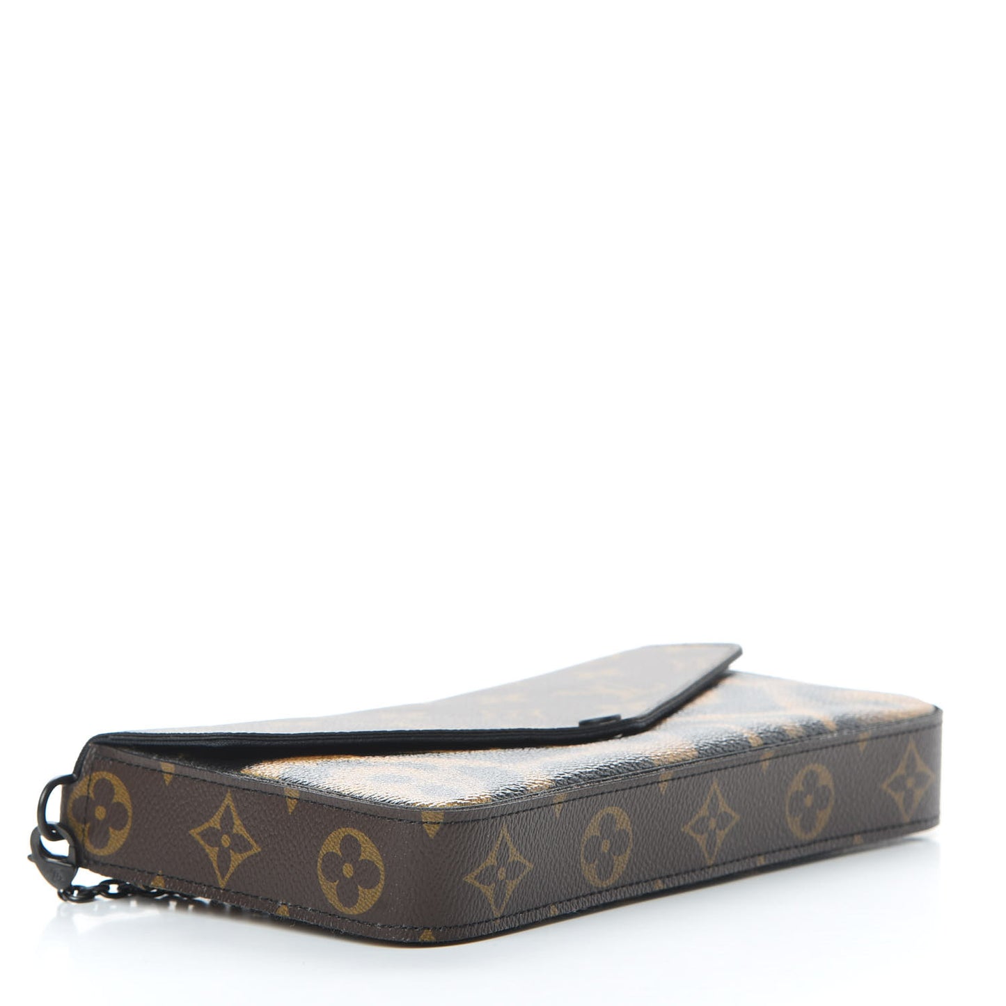 Monogram Animal Print Pochette Felicie Chain Wallet