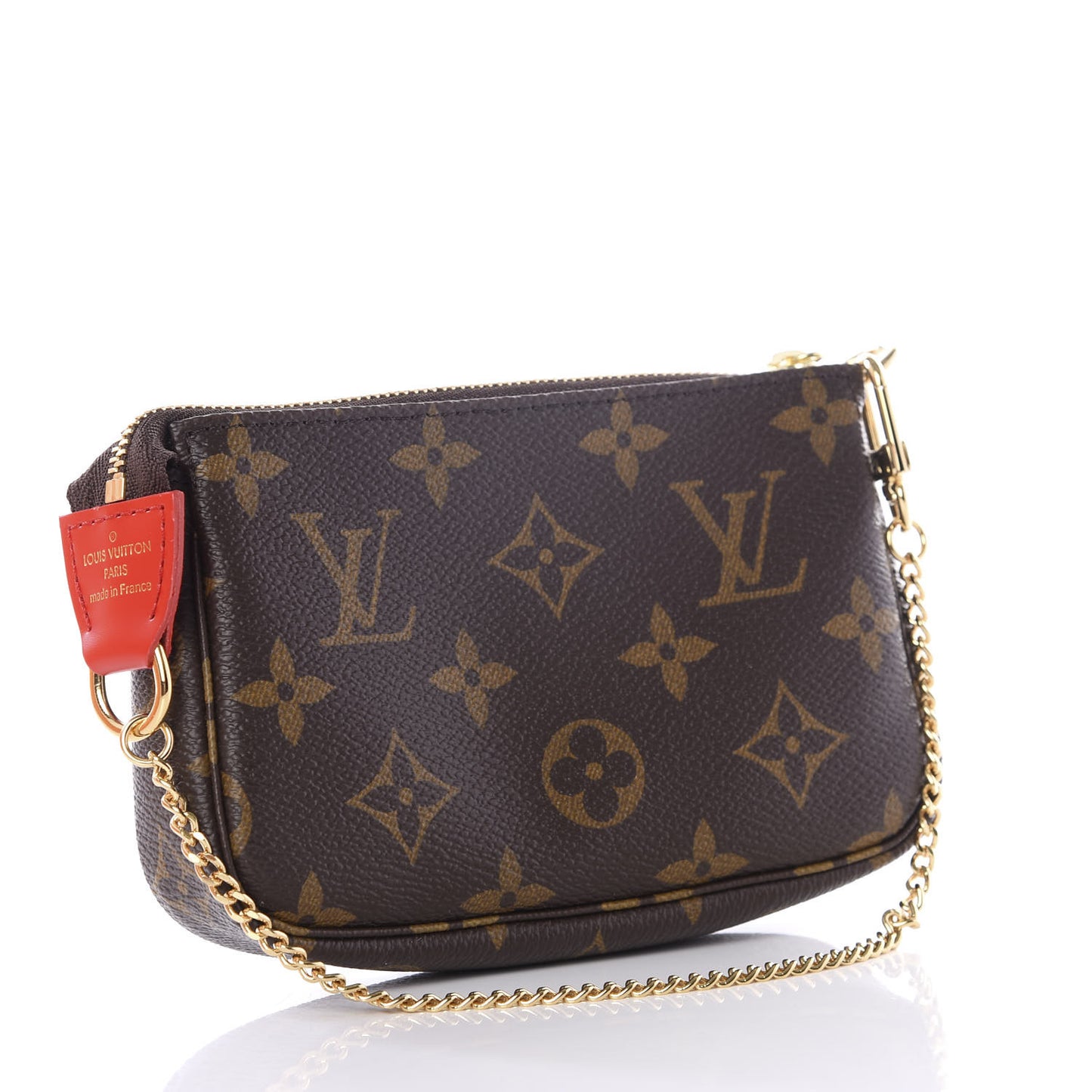 Monogram 2020 Christmas Animation Bumper Cars Mini Pochette Accessories Coquelicot
