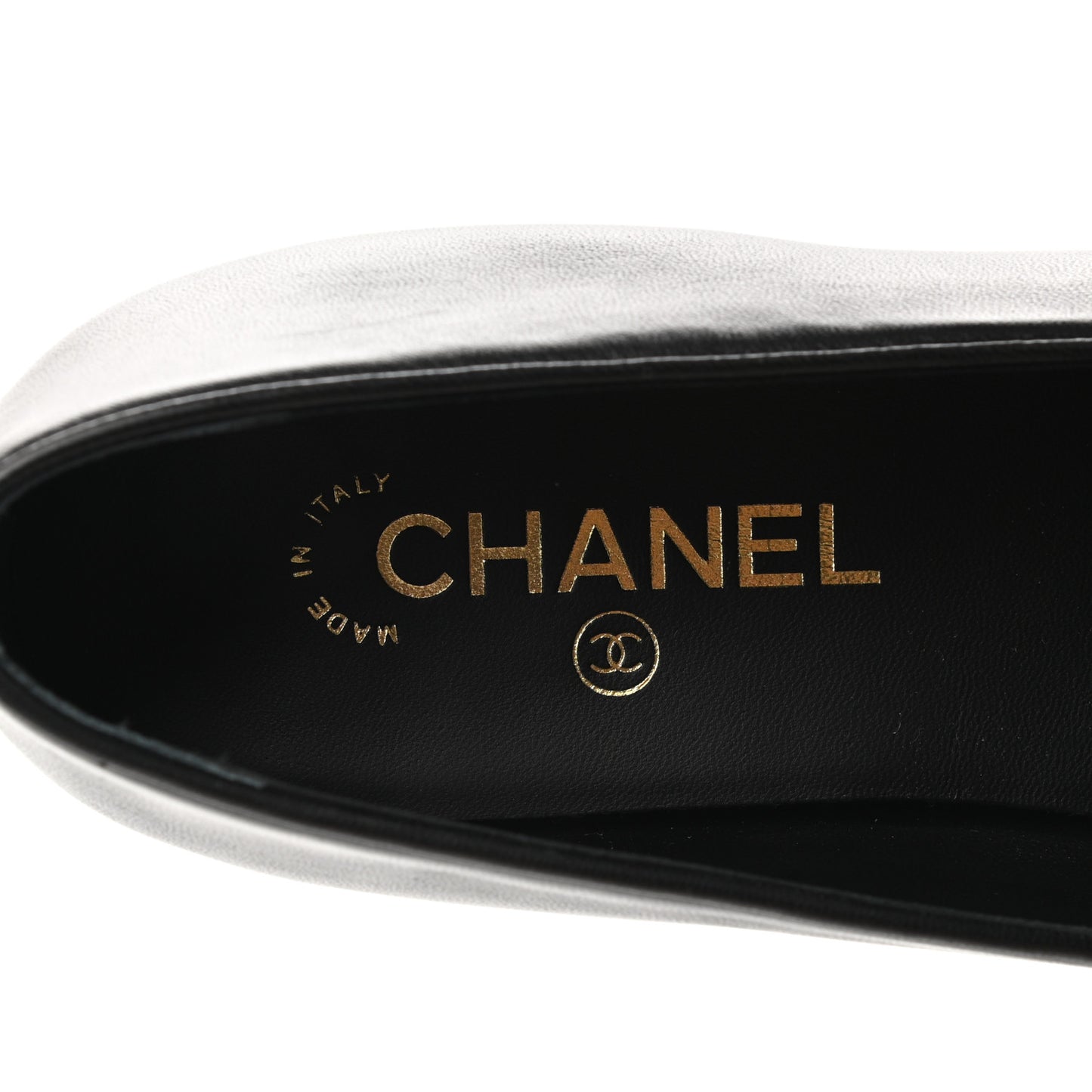 Lambskin CC Mocassin Loafers 41 Black