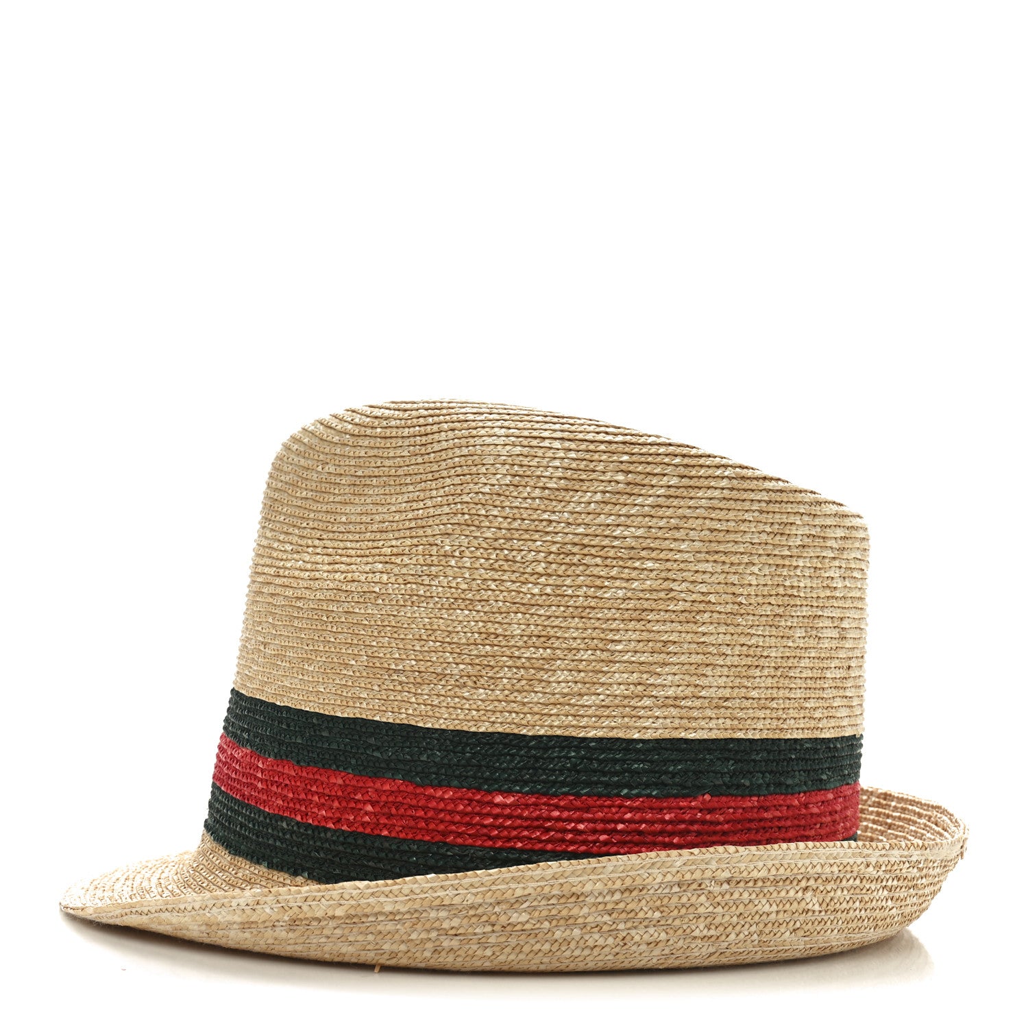 Gucci Abaca Straw Web Fedora Hat L 4 of 9