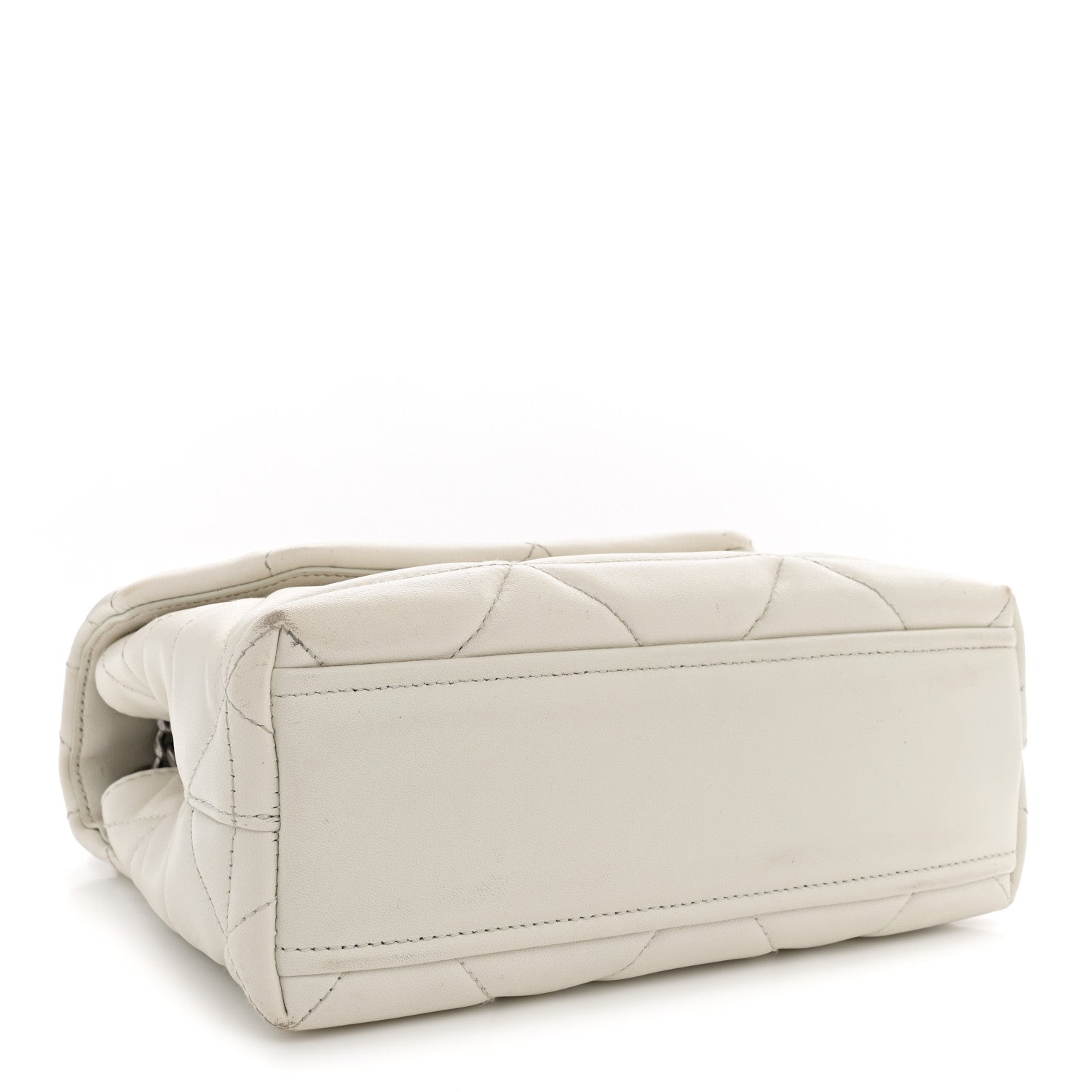 Prada Nappa Triangle Stitched Small Spectrum Bag White 3 of 15