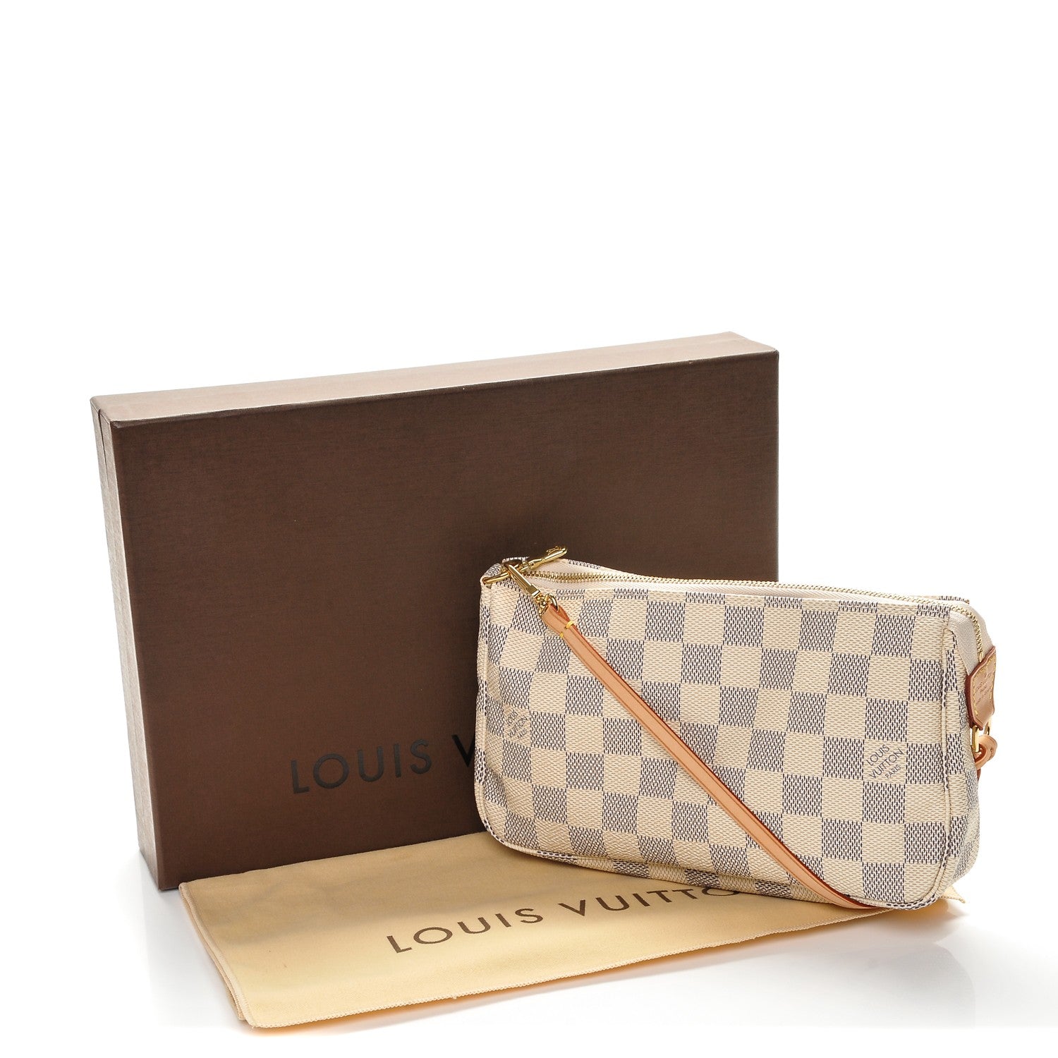 Louis Vuitton Damier Azur Pochette Accessories 8 of 8