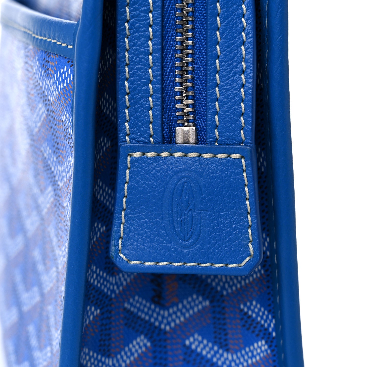 Goyard Goyardine Jouvence Toiletry Pouch Sky Blue 6 of 8