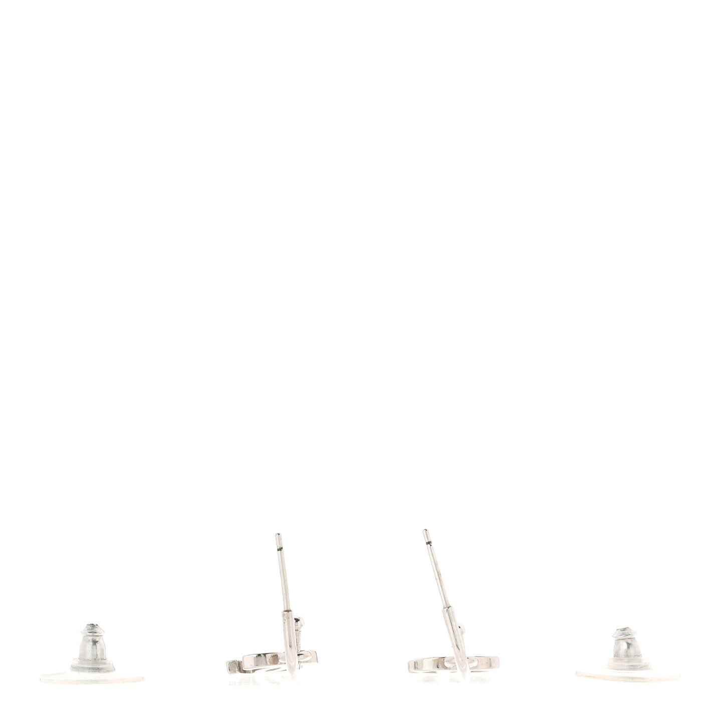 CC Drop Earrings Silver