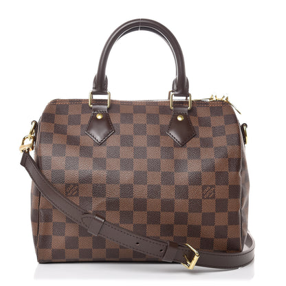 Louis Vuitton Damier Ebene Speedy Bandouliere 25 1 of 10