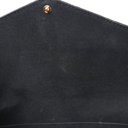 Louis Vuitton Empreinte Pochette Felicie Chain Wallet Black 9 of 10