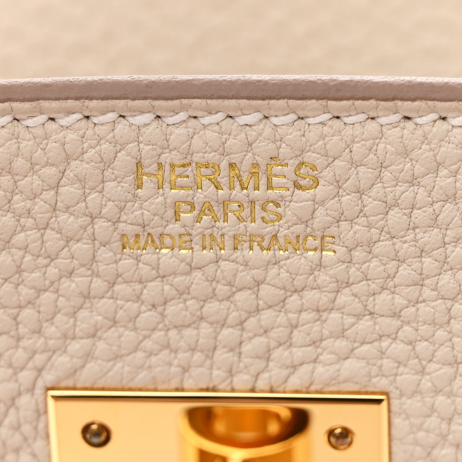 Hermes Togo Birkin 30 Craie 6 of 11
