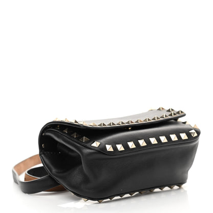 Valentino Garavani Calfskin Rockstud Belt Bag Black 3 of 15