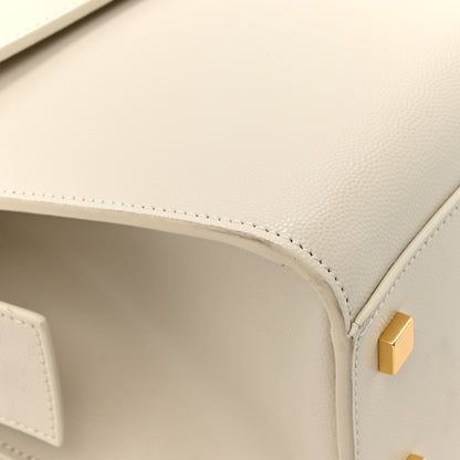 Saint Laurent Grain De Poudre Small Uptown Tote Crema Soft 12 of 16