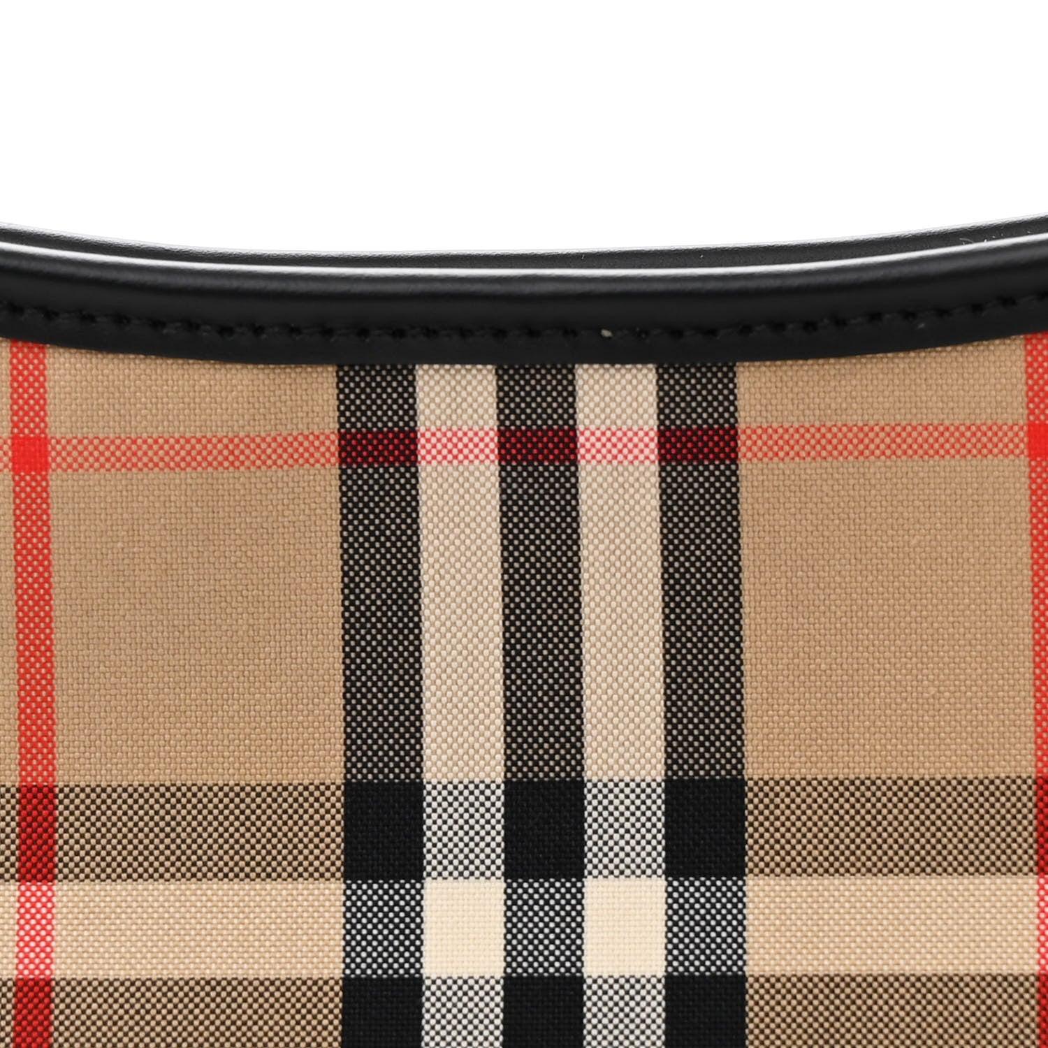 Burberry Vintage Check Calfskin Sling Archive Beige Black 8 of 11