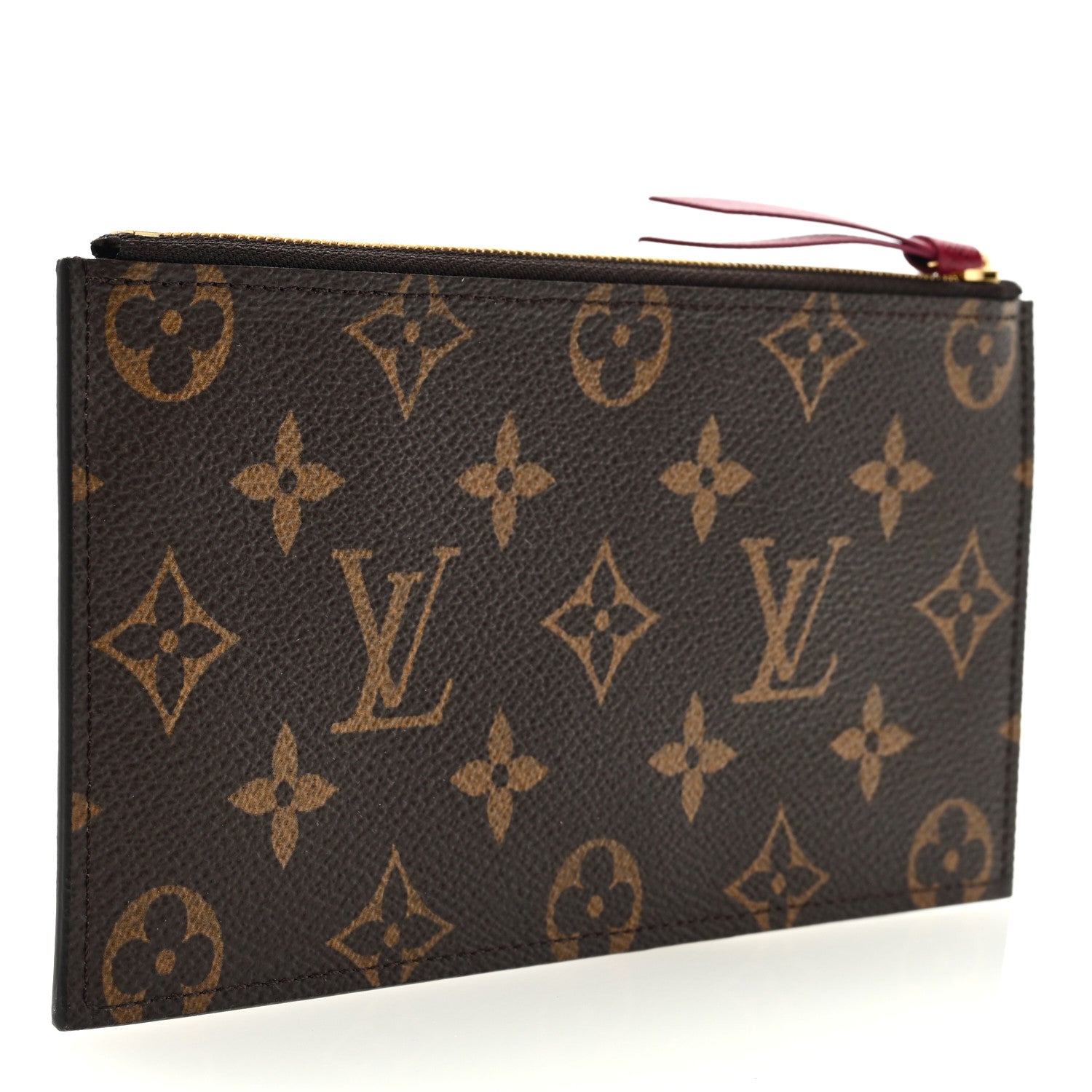 Louis Vuitton Monogram Felicie Chain Wallet Zippered Insert Fuchsia 3 of 6