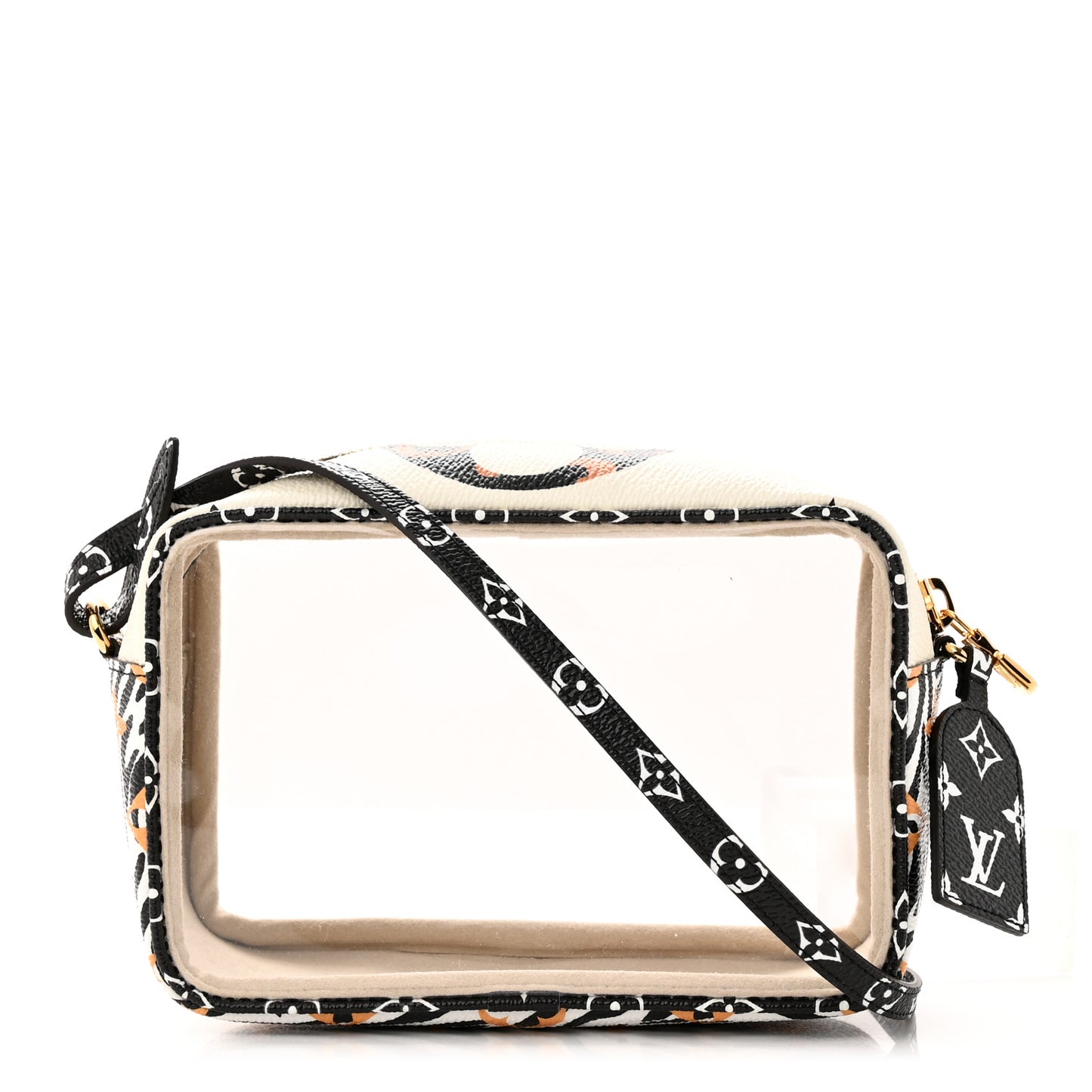 Monogram Giant Jungle Beach Pouch Ivory