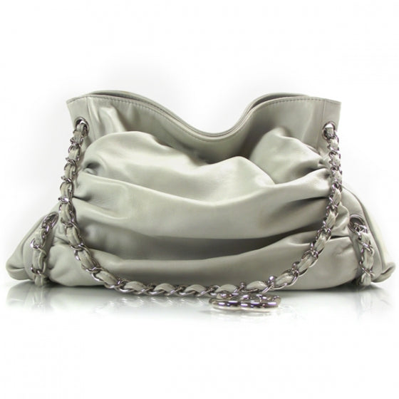 Chanel Lambskin Sharpei Large Bag Gray 1 of 14
