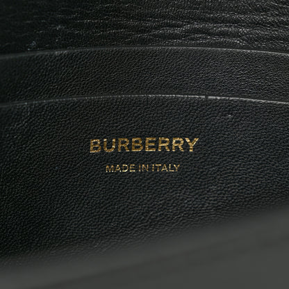 Burberry Calfskin Leopard Small Grace Bag Black 6 of 15