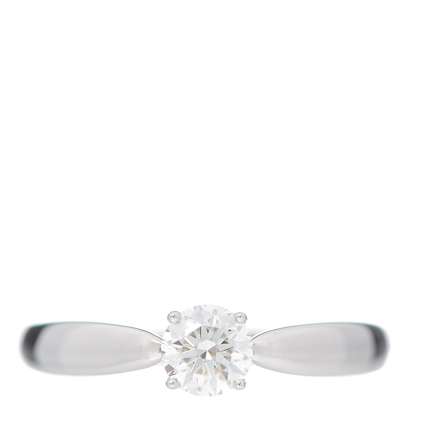Platinum Diamond .33ct Harmony Solitaire Engagement Ring 50 5.5