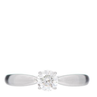 Tiffany Platinum Diamond .33ct Harmony Solitaire Engagement Ring 50 5.5 1 of 6