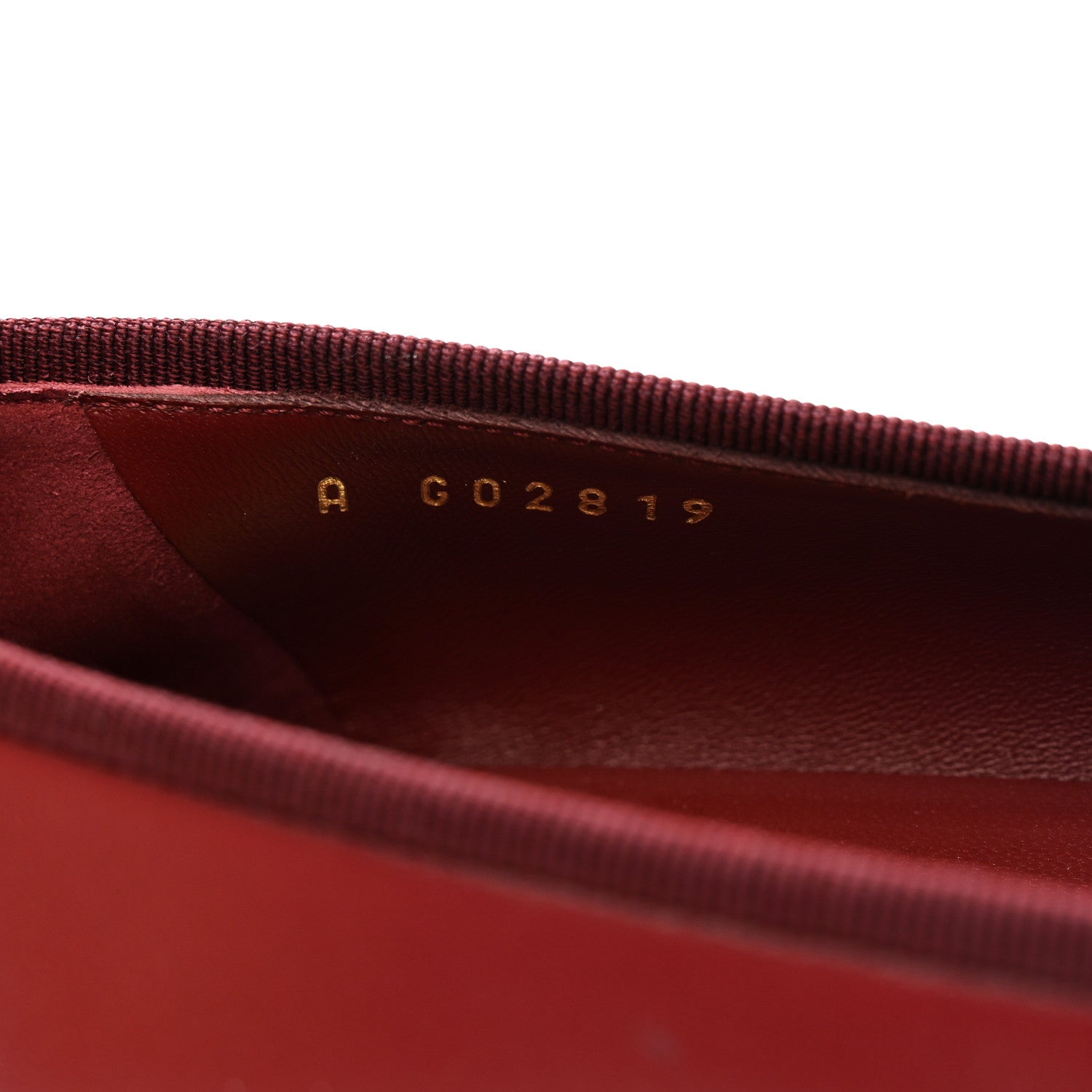 Chanel Lambskin Cap Toe CC Ballerina Flats 40 Burgundy Black 9 of 12