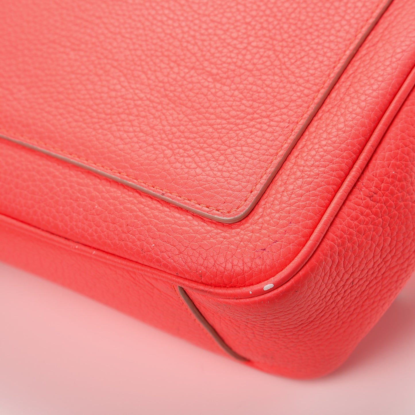 Bullcalf Mini Be Dior Satchel Fluorescent Goji Pink