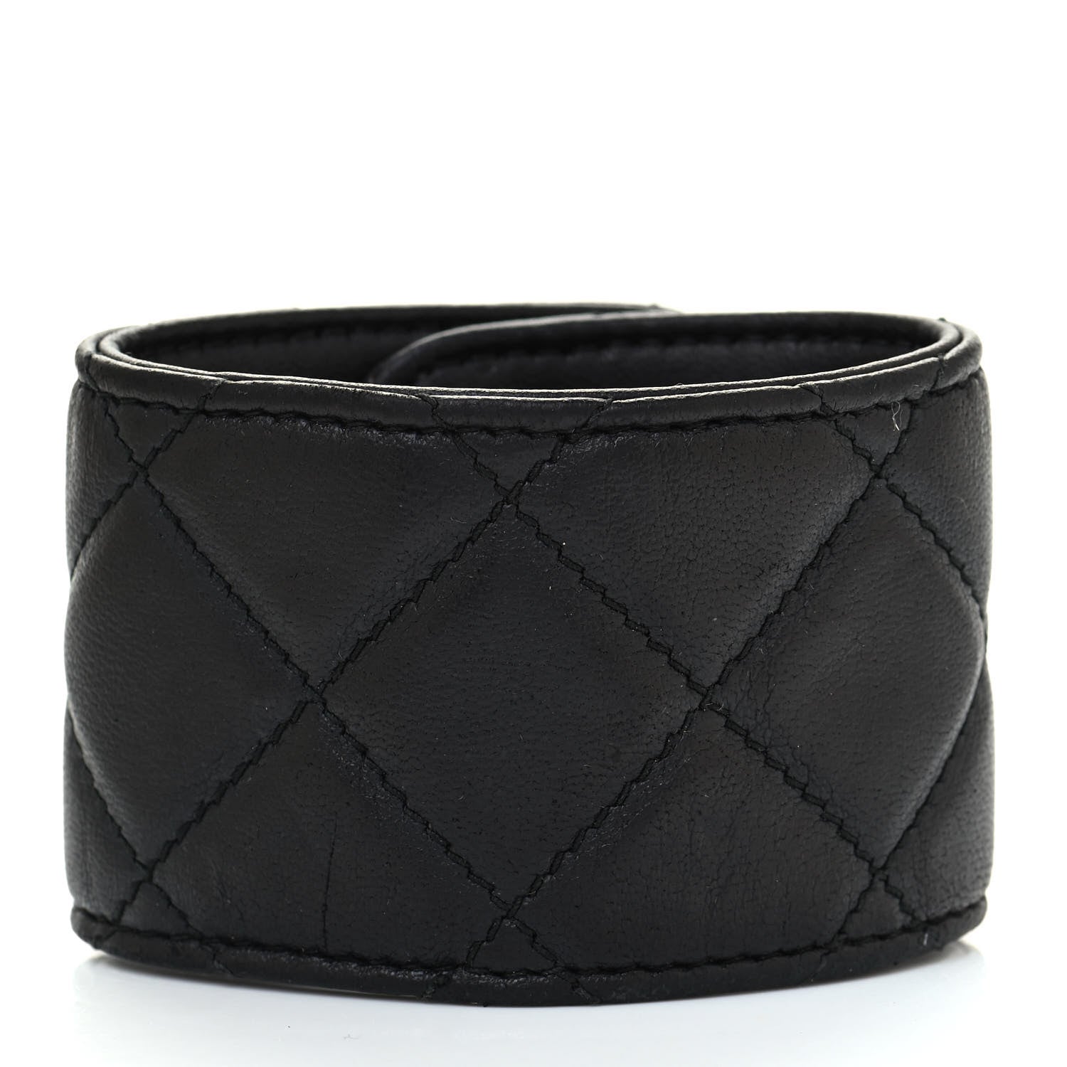 Chanel Lambskin Quilted CC Turnlock Cuff S Black 2 of 3