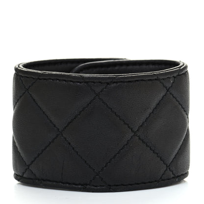 Chanel Lambskin Quilted CC Turnlock Cuff S Black 2 of 3