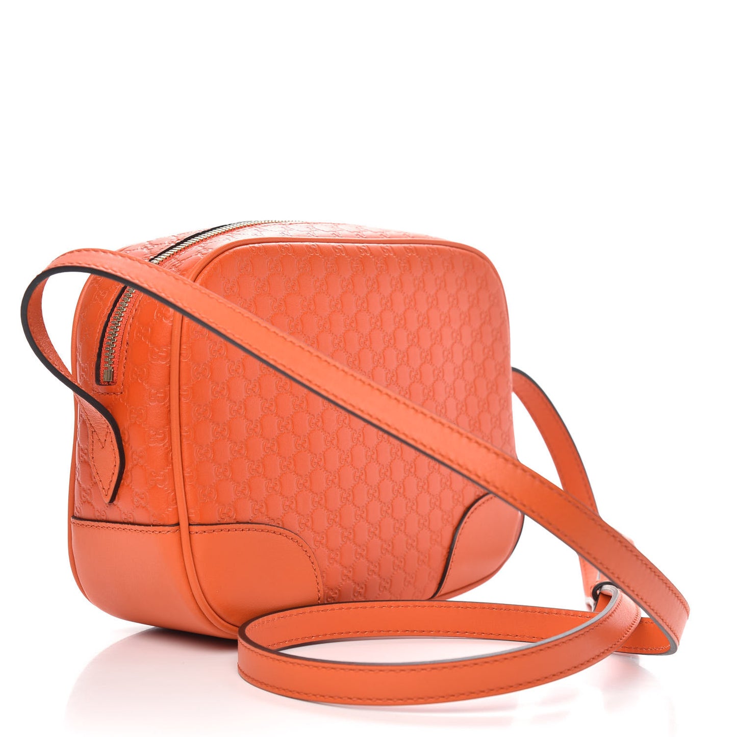 Soft Microguccissima Mini Bree Messenger Bag Sun Orange