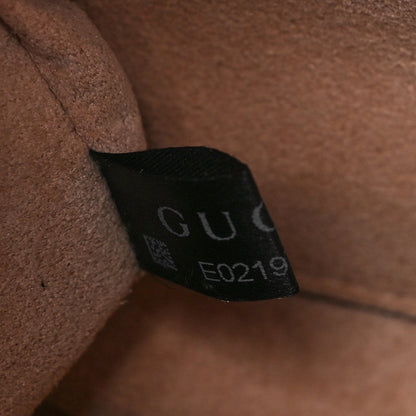 Gucci Calfskin Matelasse GG Marmont Dome Backpack Black 9 of 11