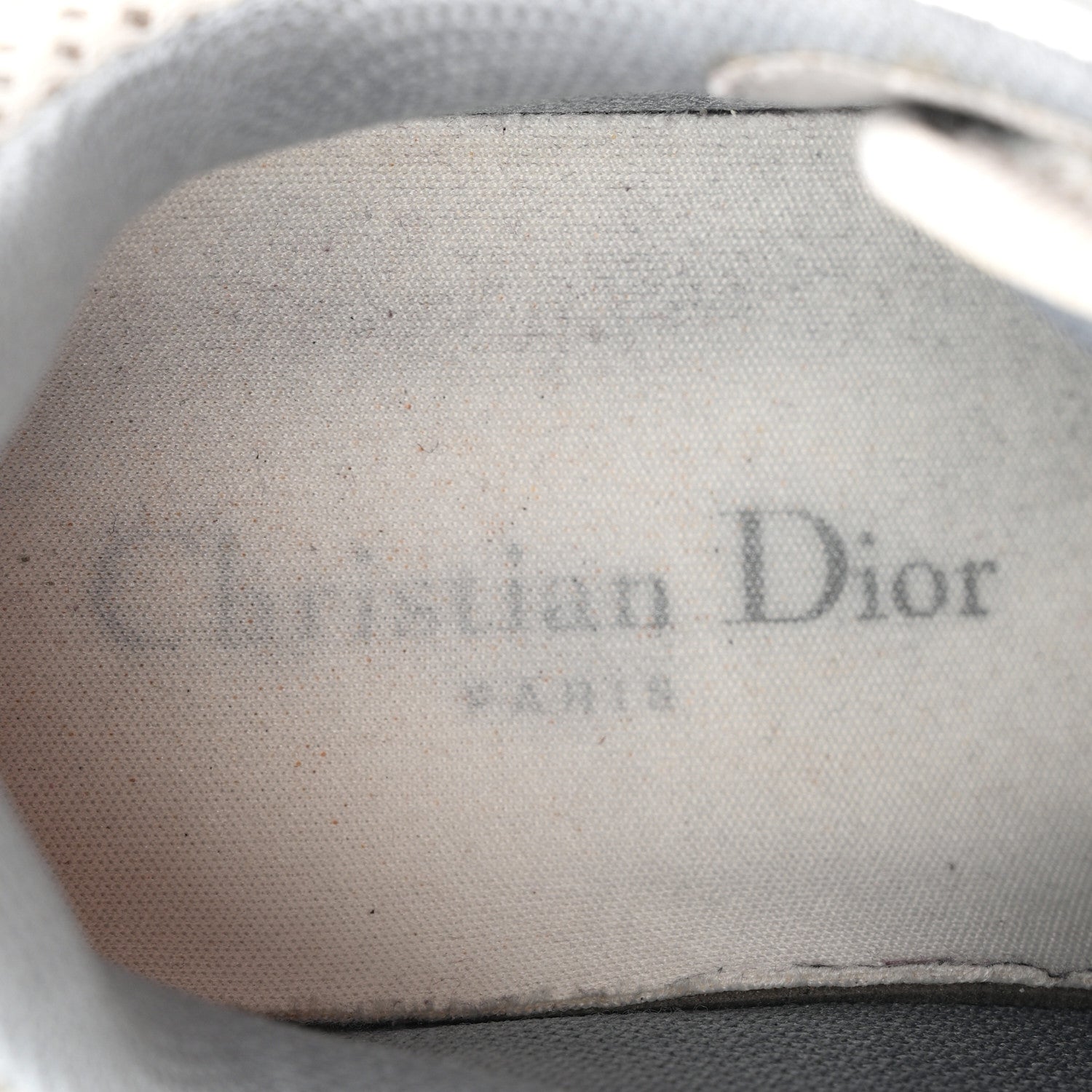 Christian Dior Technical Mesh Dior Chrono Sneakers 36 Silver 8 of 9
