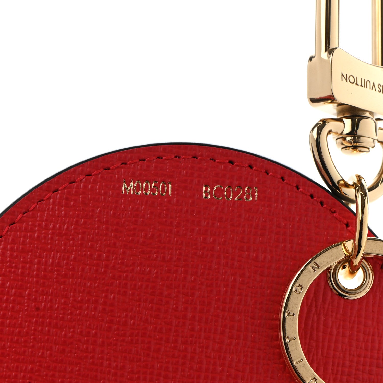 Louis Vuitton Monogram 2021 Christmas Animation London Bag Charm Key Ring Red 3 of 6