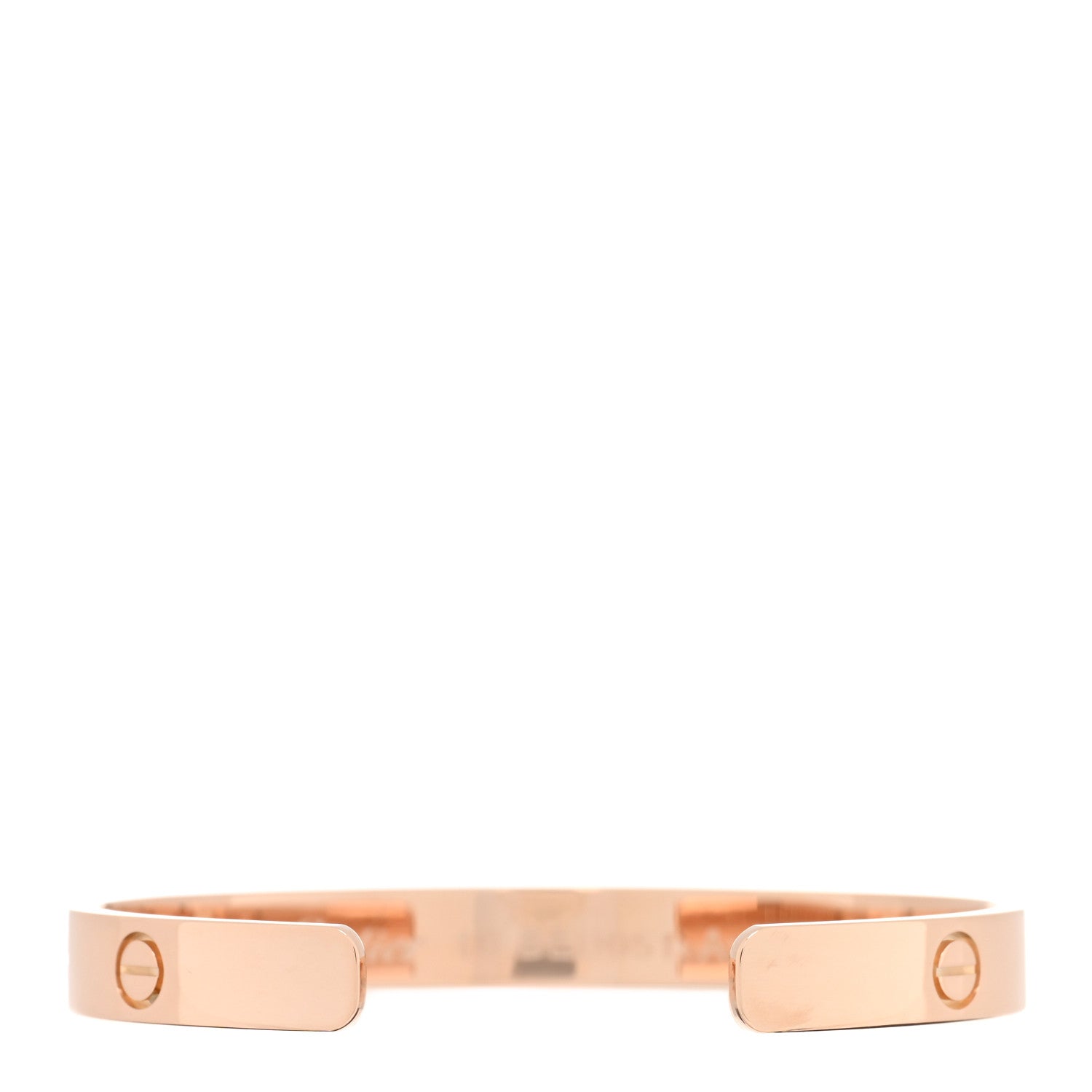 Cartier 18K Pink Gold LOVE Cuff Bracelet 16 2 of 4